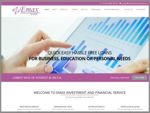MaxSfx-responsive-website designing and development-services-DELHI-INDIA-emax-investment-and-financial-services